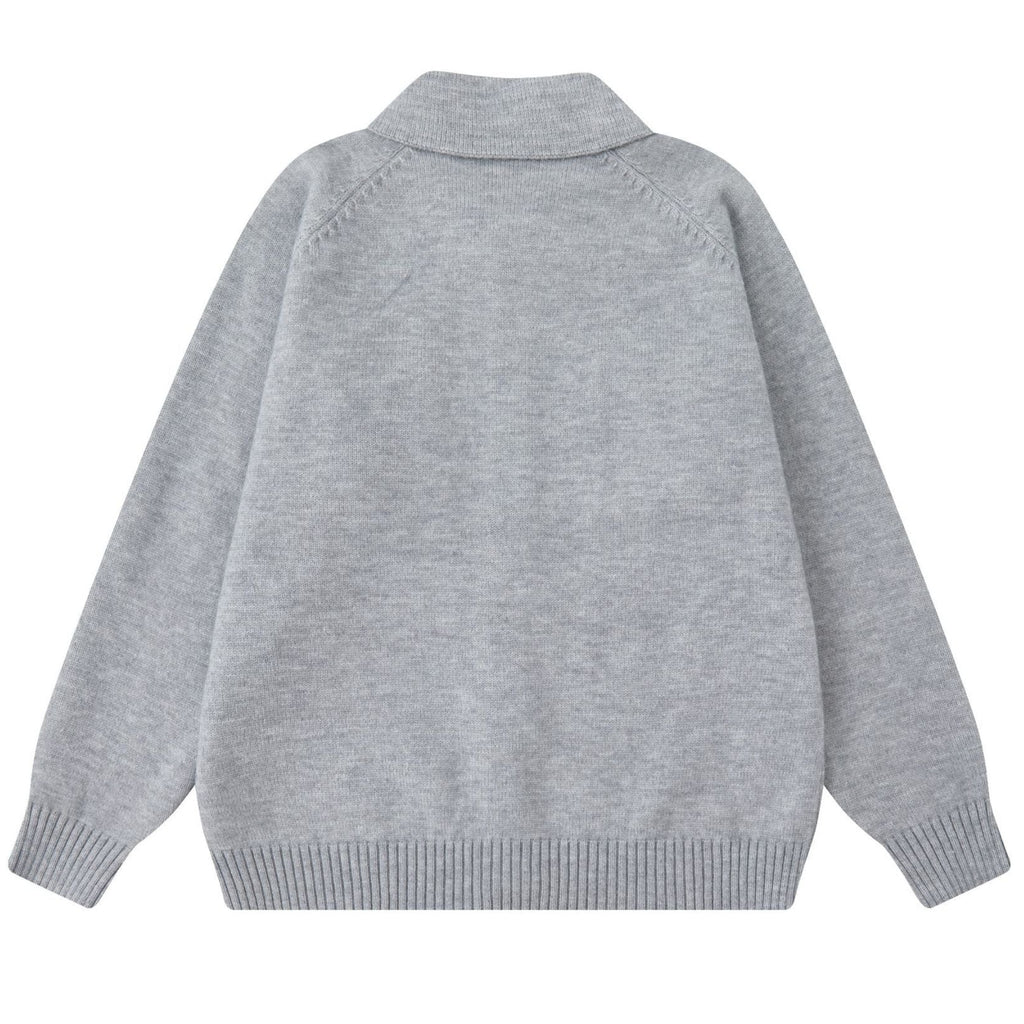 Shop the Iron + Ivy Knit Utility Shirt Jacket by Teddy Blaze. Heavyweight heather grey knit shirt jacket featuring dual chest flap pockets and a point collar.