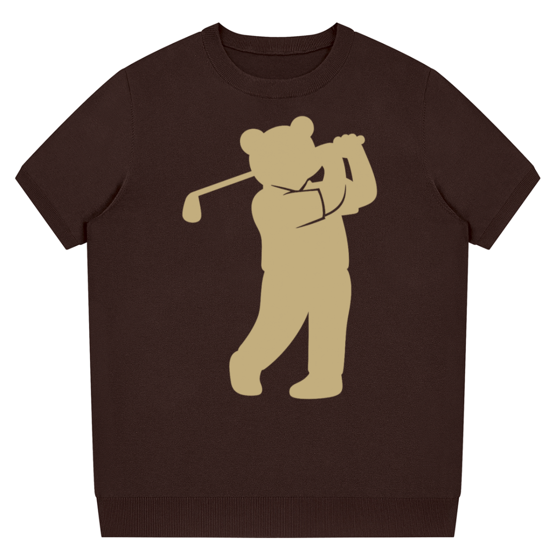 The Golfer Knit Tee | Teddy Blaze Blue Lapel