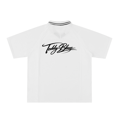 SDB Contrast Stripe V-Neck Soccer Jersey | Teddy Blaze Xtreme (TBX)