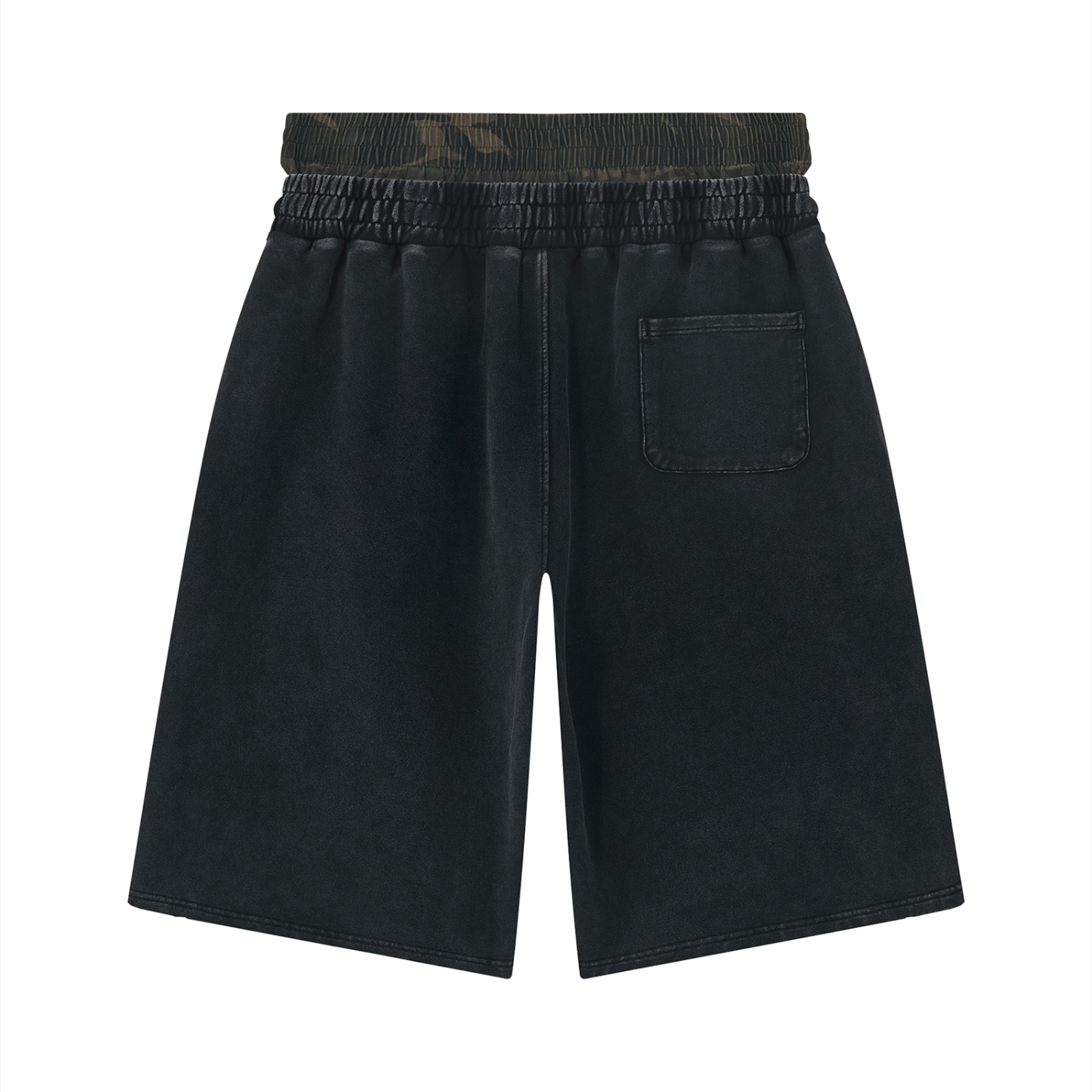Dragon77 Vintage Wash Distressed Wide Leg Shorts | The TBX Chelsea Collection