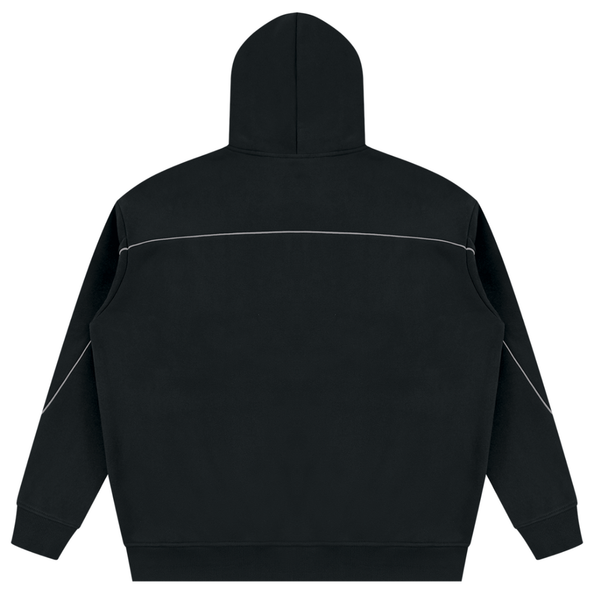 Shop the DaCruz Piping Detail Fleece Hooded Jumper by Teddy Blaze. Heavyweight 345 gsm fleece hoodie featuring white contrast piping and the DaCruz cross graphic.