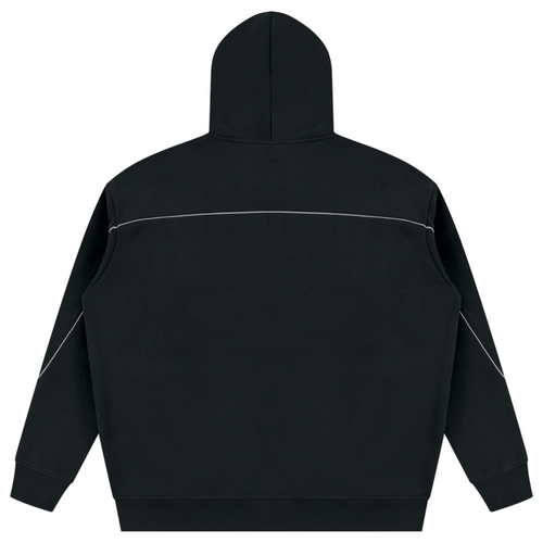 Shop the DaCruz Piping Detail Fleece Hooded Jumper by Teddy Blaze. Heavyweight 345 gsm fleece hoodie featuring white contrast piping and the DaCruz cross graphic.