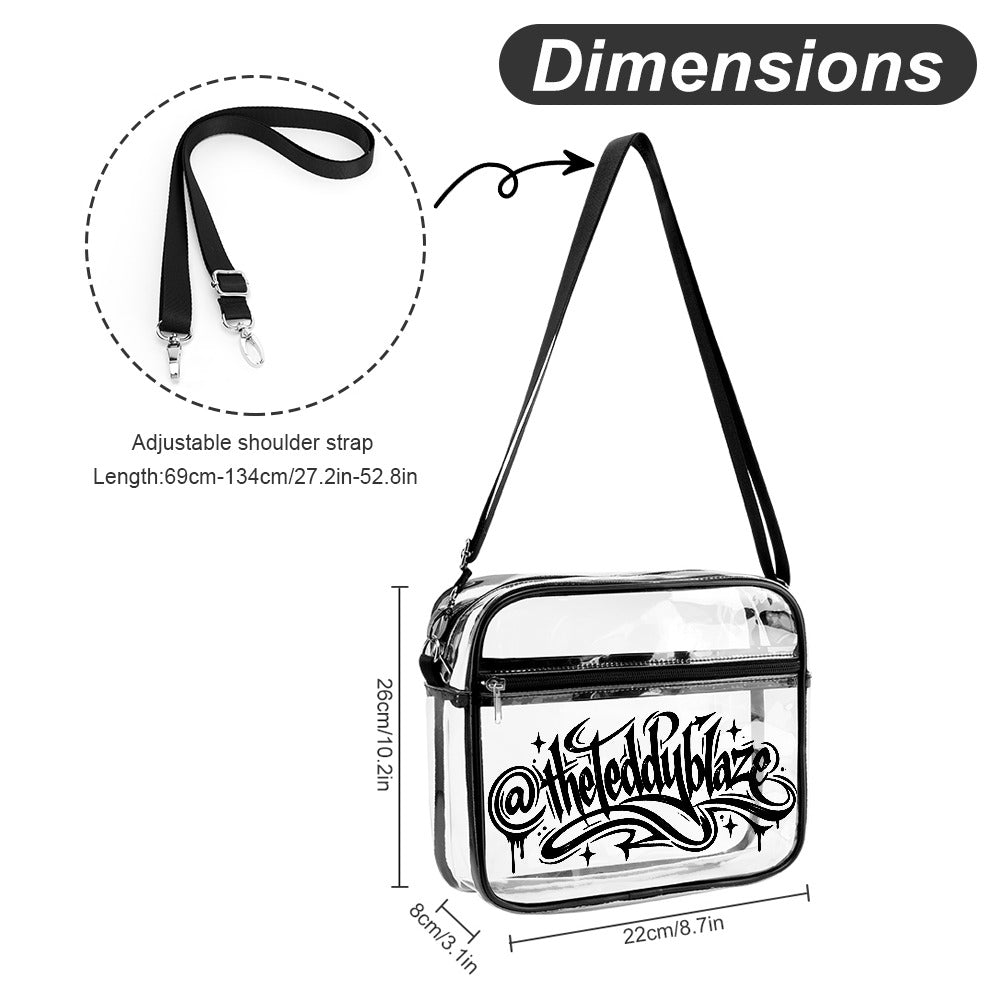 Signature See Through Satchel