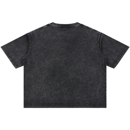 Signature Mineral Wash Boxy Cotton Tee