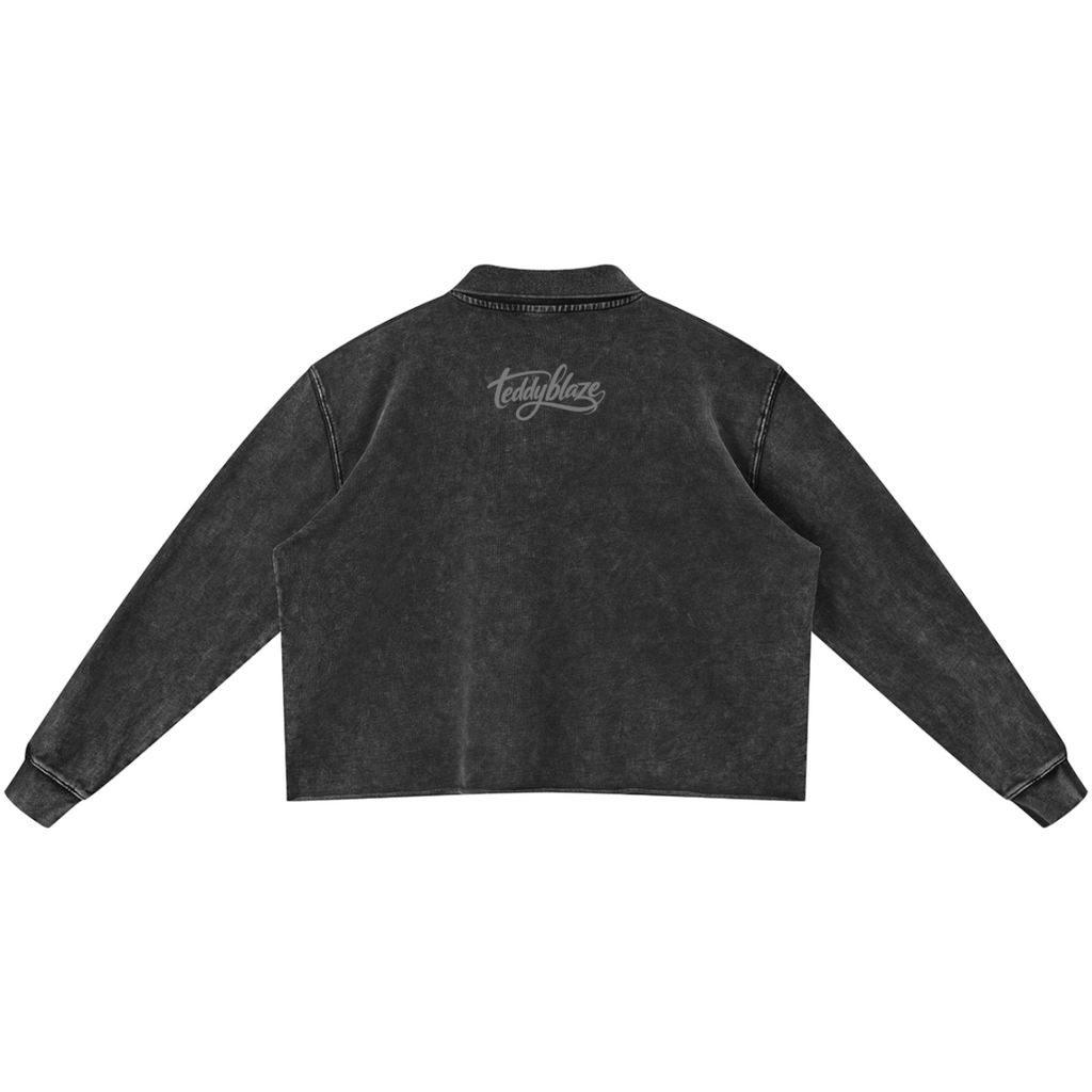 Shop the Signature Mineral Wash Cotton Rugby Shirt by Teddy Blaze. 380 GSM heavy cotton rugby pullover with mineral wash texture from HIGH ROLLERS OUTERWEAR.