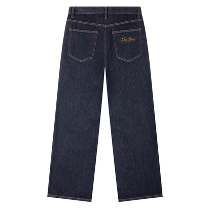 Golden Palms Heavyweight Straight Leg Denim Jeans