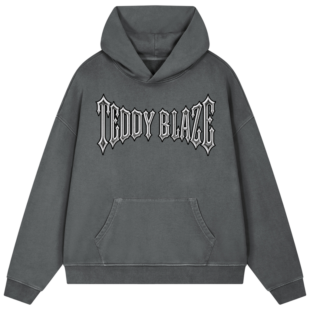 The Way of the Streets Signature Vintage Wash Boxy Cotton Hooded Jumper | MEN OF BLAZE