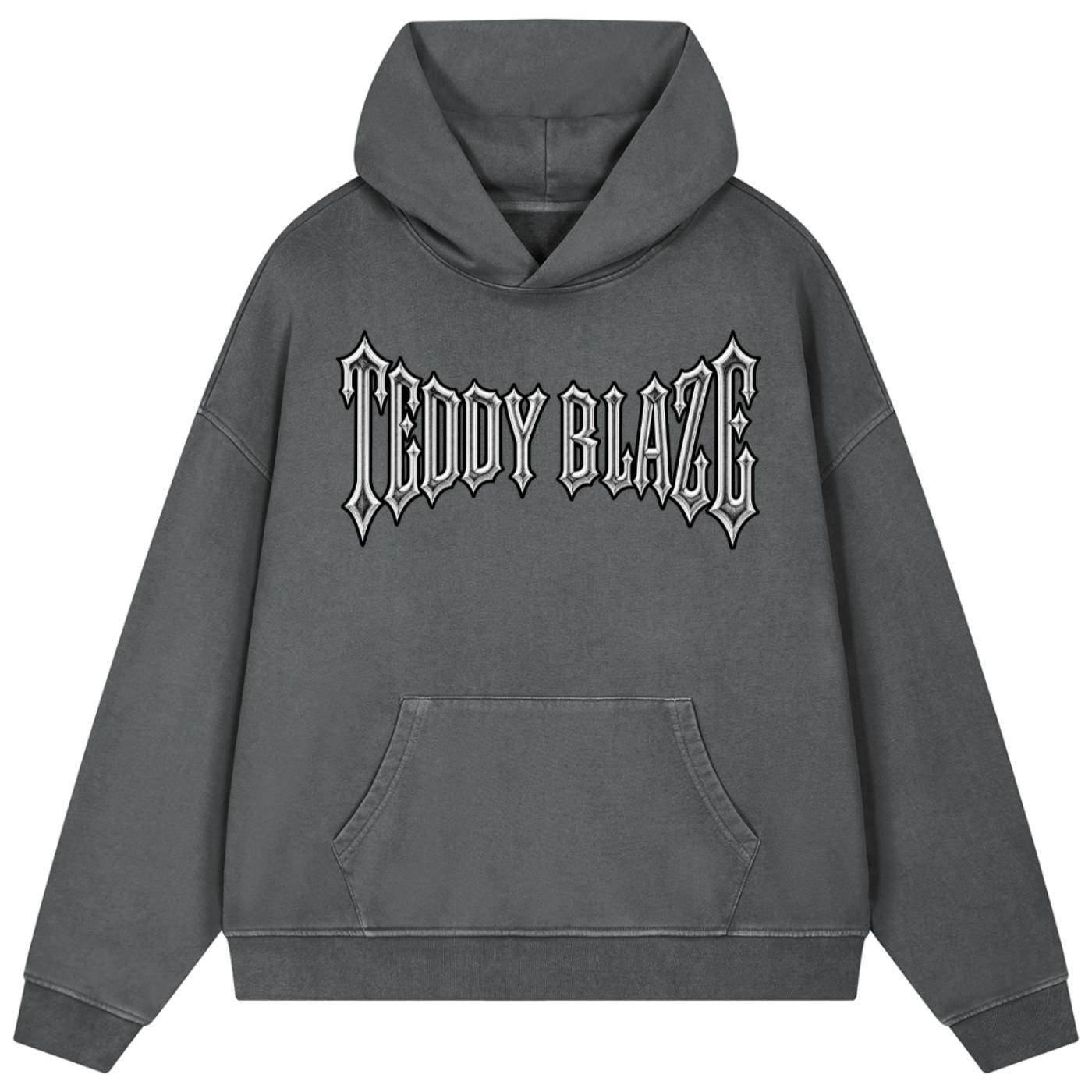 The Way of the Streets Signature Vintage Wash Boxy Cotton Hooded Jumper | MEN OF BLAZE