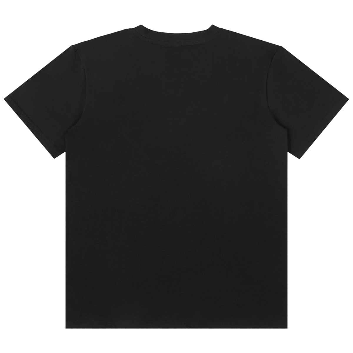 Shop the Taped Classic Tee by Teddy Blaze. 180 GSM cotton-spandex stretch tee with tape logo print reflecting stealth wealth from the TOPS line of The Mature Mocha Collection.
