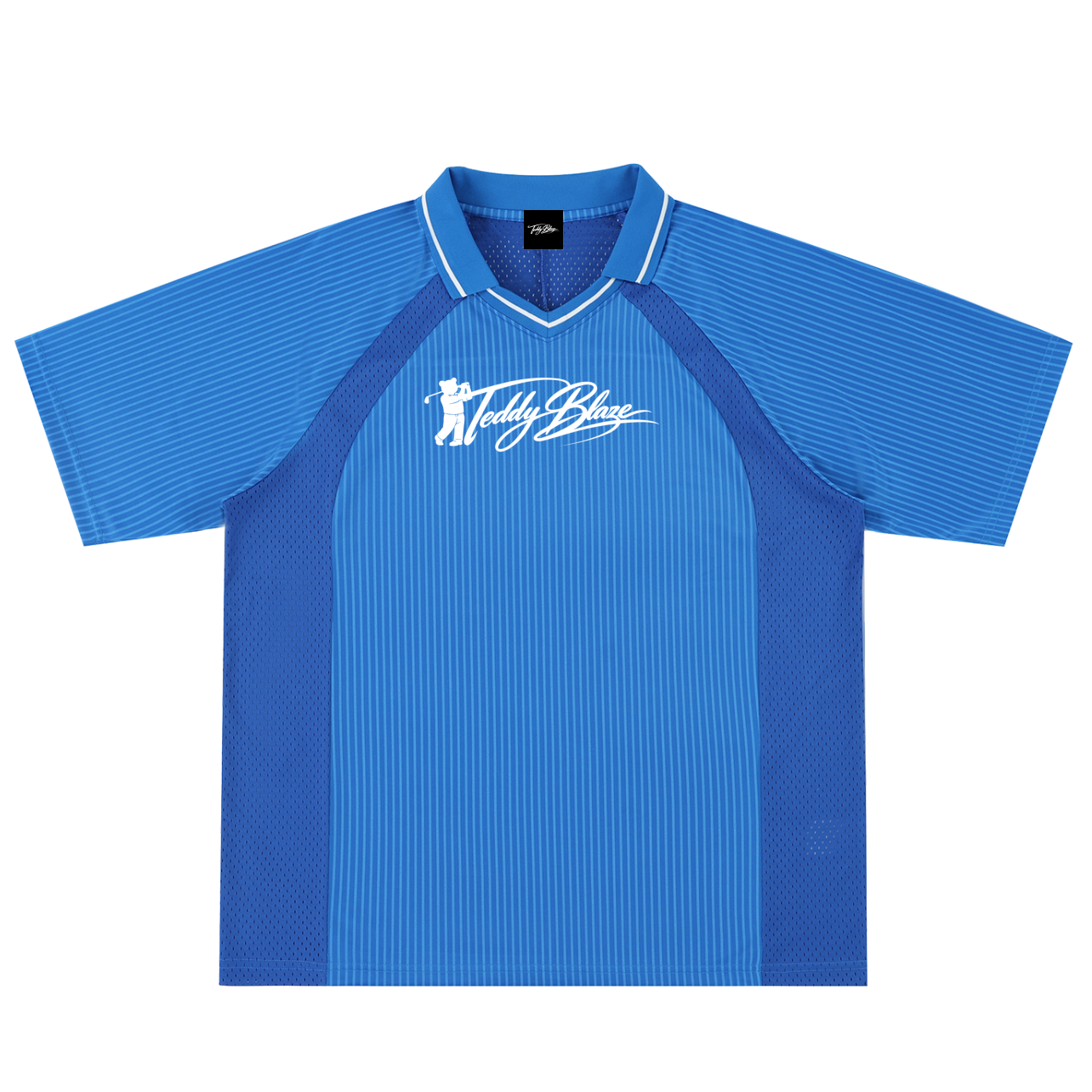 Signature Striped V-Neck Sports Polo