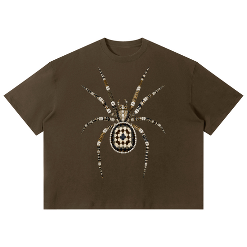Black t-shirt on a white background