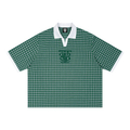 “The Ace Club” Unisex Lyocell Plaid Polo