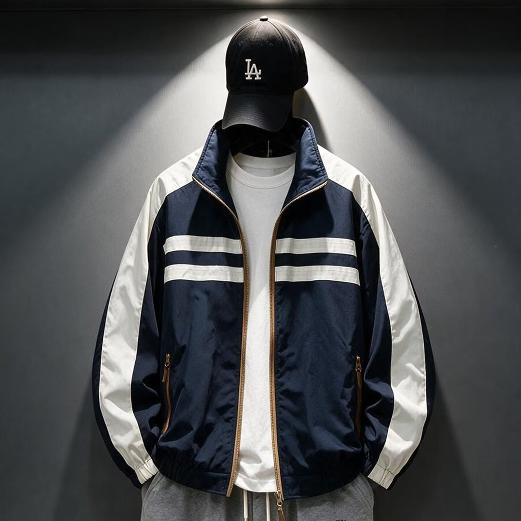Riviera Striped Performance Track Jacket