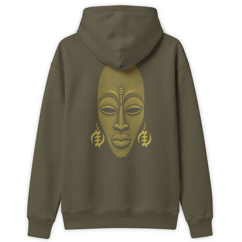 Teddy Blaze Signature Source Code Fleece Hoodie | Olive Green Heavyweight Fleece Hoodie