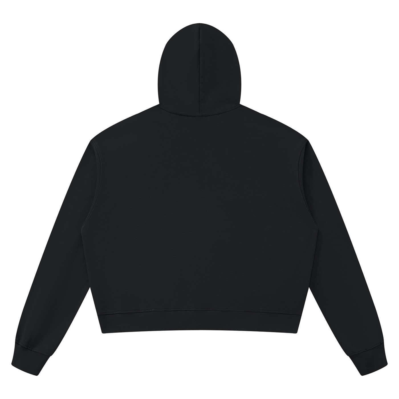 Boxy Raw Edge V-Neck Hooded Jumper | TOPS