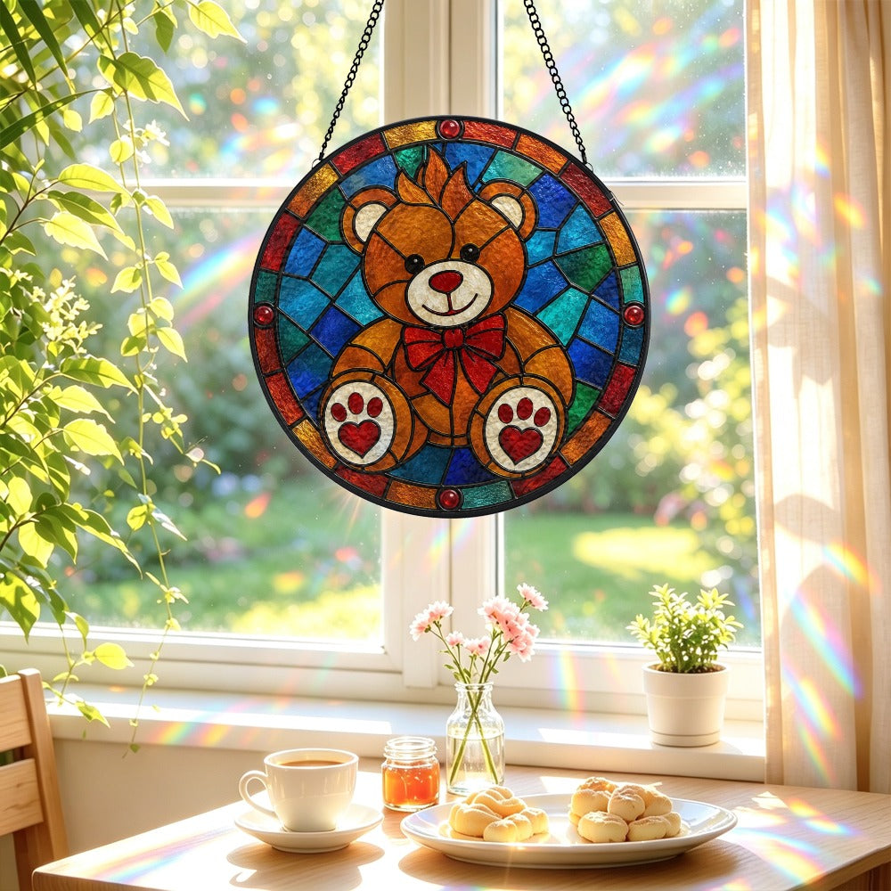 Bearatoo Stained Glass Decoration | CRUZ AT HOME
