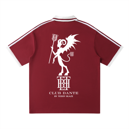 Club Dante Contrasting Collar Stripe Detail Polo