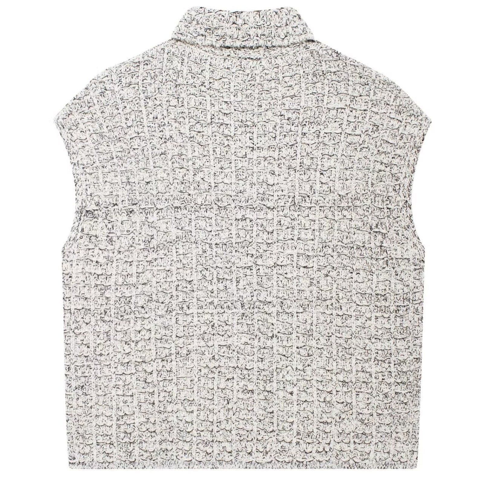 Shop the Bouclé Tweed Sleeveless Vest by Teddy Blaze. Single-breasted lapel vest featuring pearl buttons and textured bouclé tweed from THE IVY WOMAN collection.