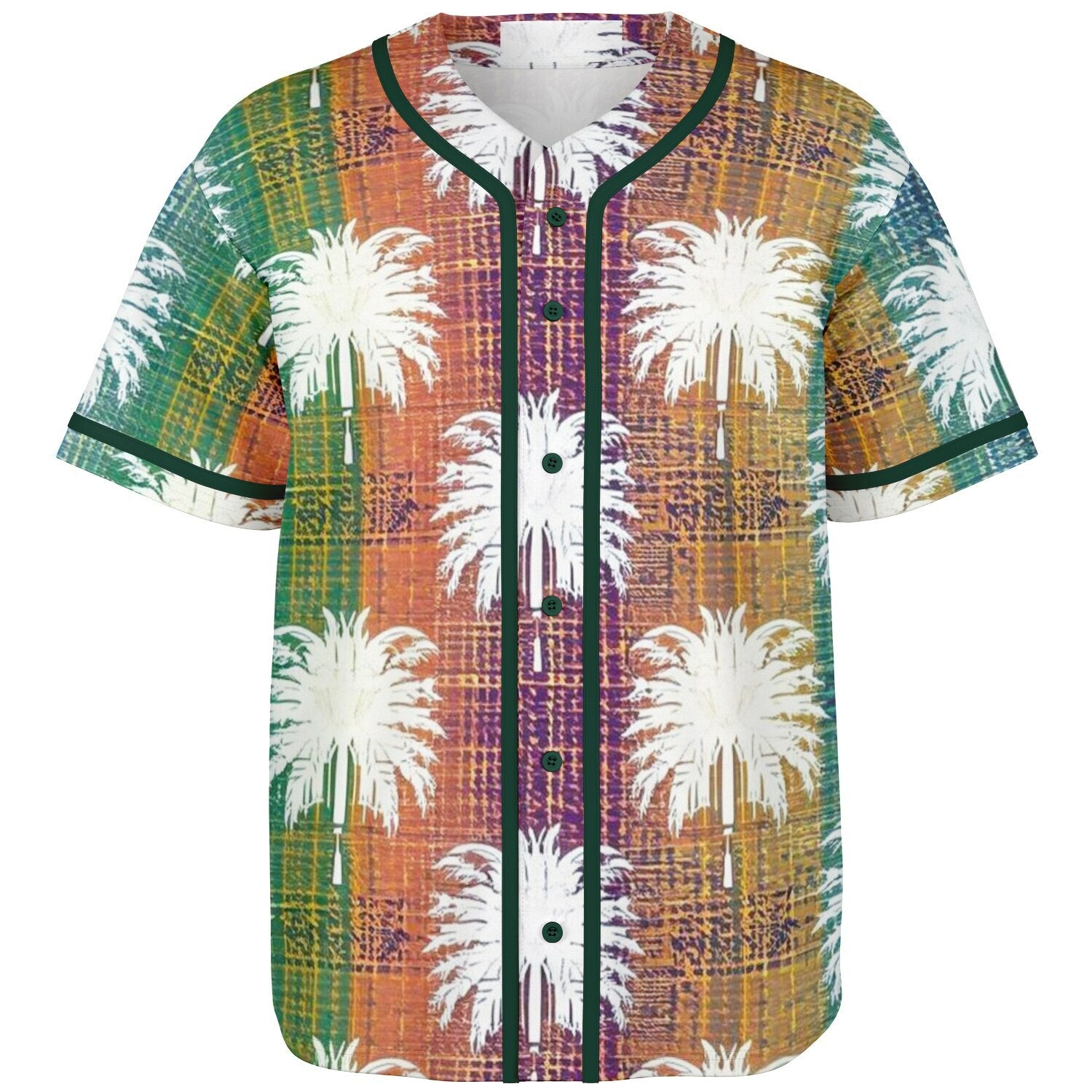 Plaid Palm Teddy Jersey