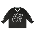 69 Striped Soccer Jersey | AFRODEMIA