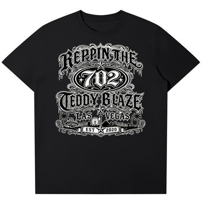 702 Boxy Sorona Tee | Teddy Blaze Full Chest Collection