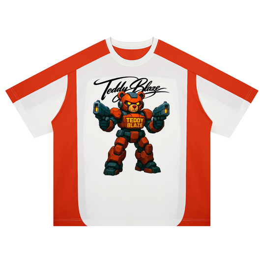 Mech Mach 1 Color Block Tee | Teddy Blaze Blue Label