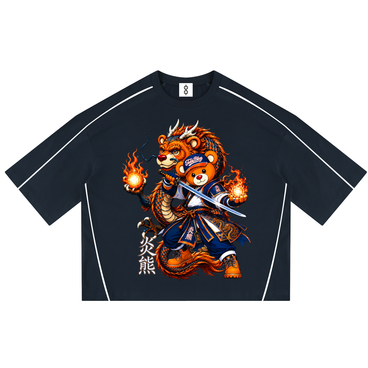 Team Dragon Piping Stitch Boxy Tee | SDB
