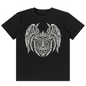 Black t-shirt with 'zerosix' logo on a white background