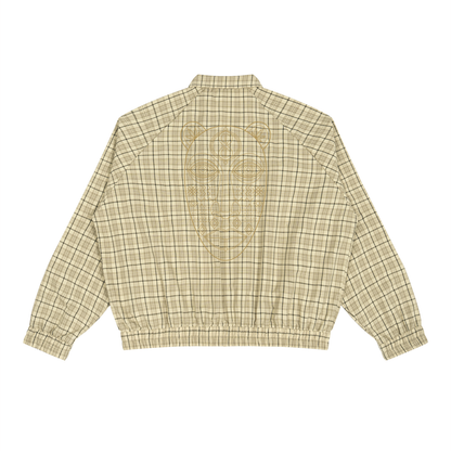 Bear Leaf Culture Plaid Track Jacket | BEARATOO