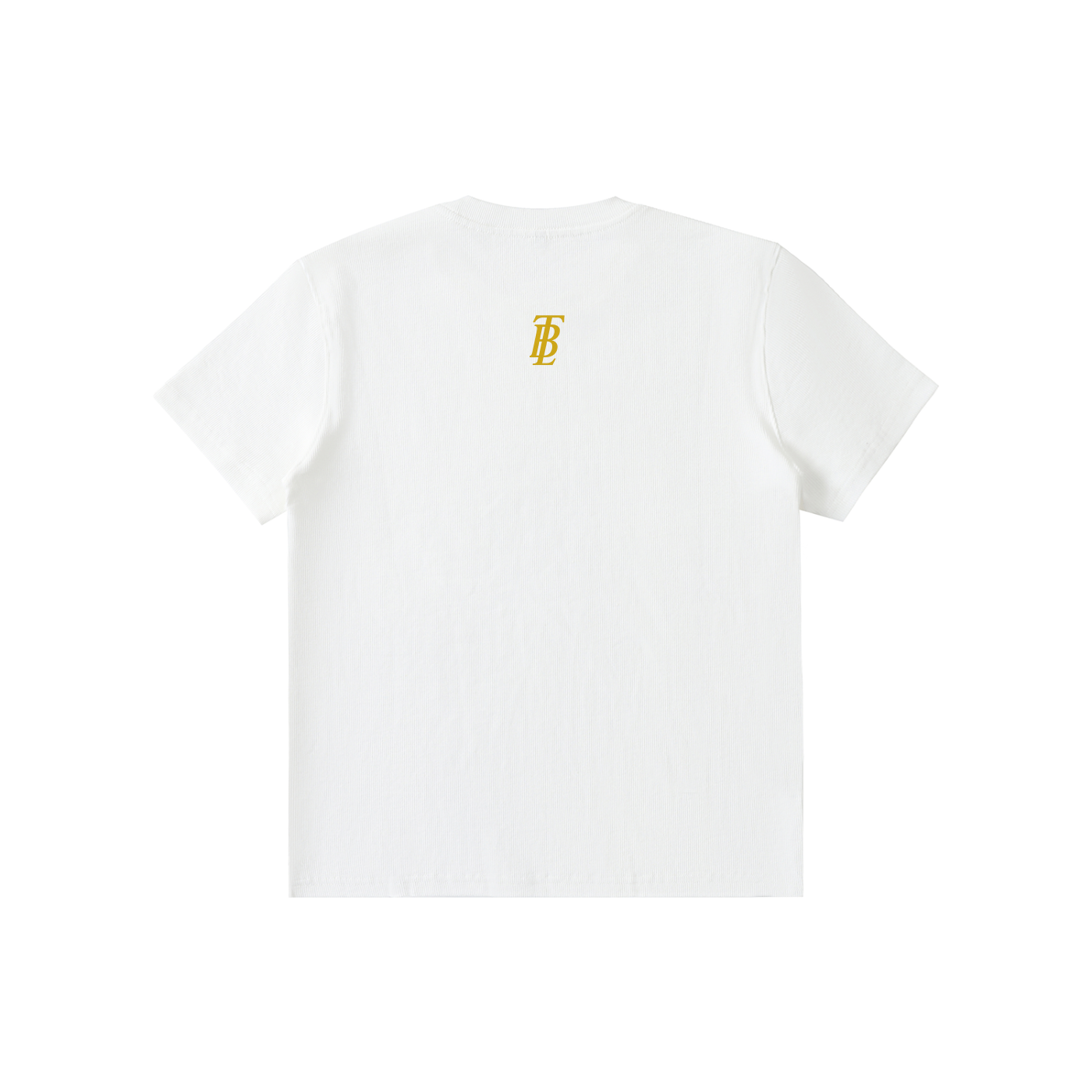 Cachet Ribbed Fitted Crop Tee