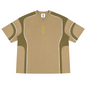 81C Panel Block V-Neck Tee | 81C