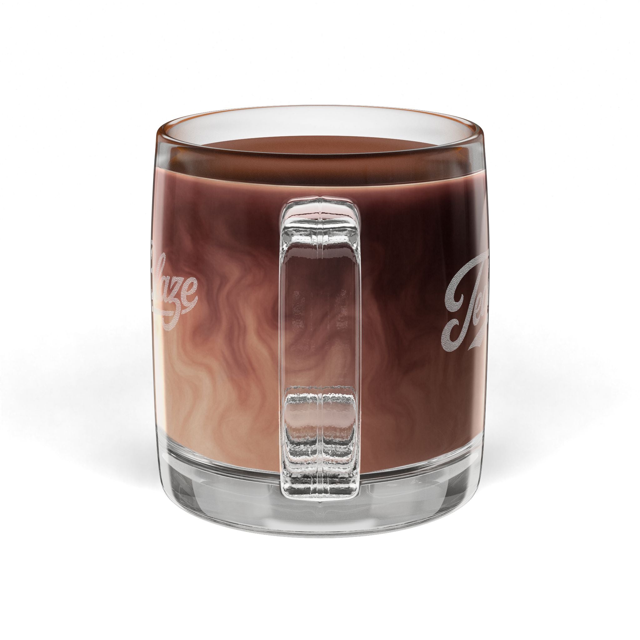 12.25oz Engraved Signature Glass Coffee Cup (Produced in the USA) | THE STASH
