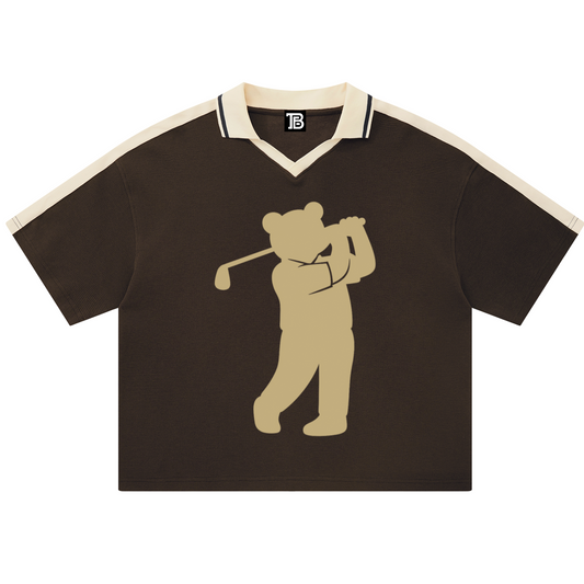 Color Block Golf Shirt | Teddy Blaze Blue Label