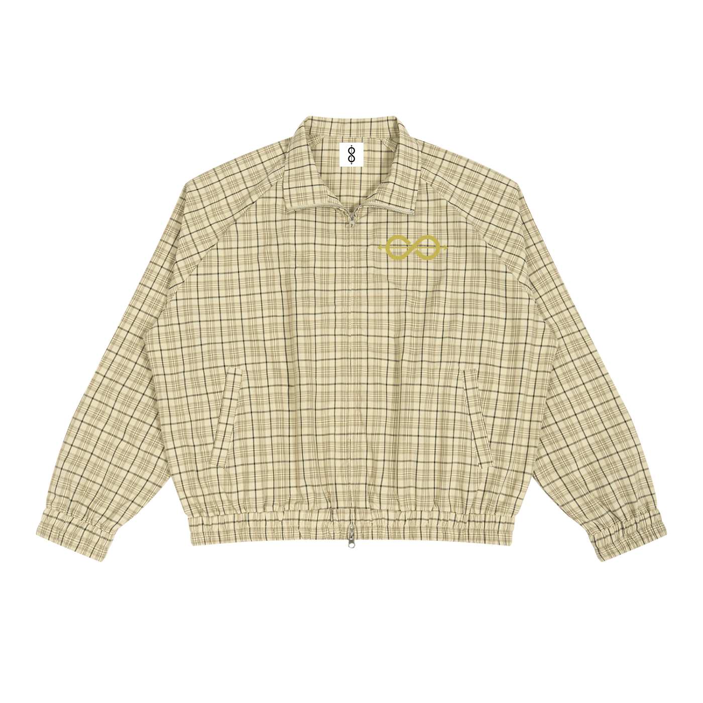 81C Plaid Zip Up Track Jacket | TB Shift