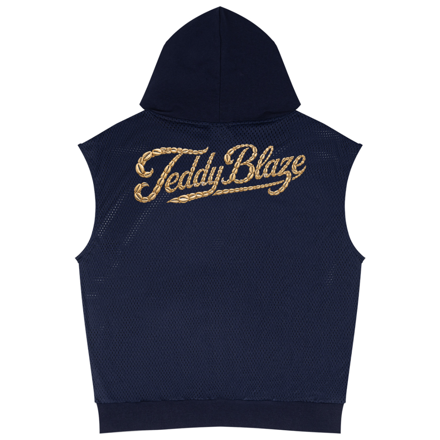 Uba Mesh Panel Sleeveless Hoodie | EMPORIUM