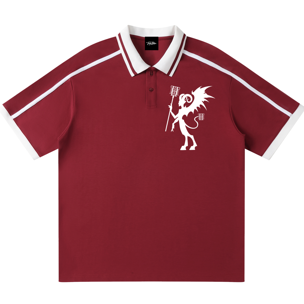 Club Dante Contrasting Collar Stripe Detail Polo