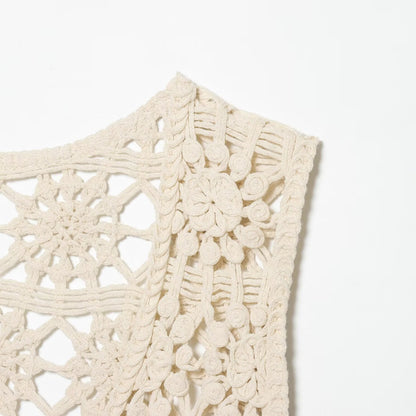 Coastal Crochet Vest | BLK IVY WOMEN