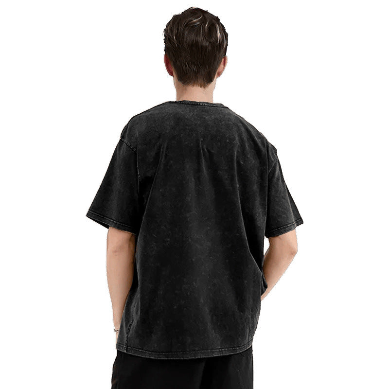 Shop the Keyblade Crest Mineral Wash Oversized Tee by Teddy Blaze. Vintage-washed jersey graphic t-shirt featuring gothic keyblade crest from THE IVY MAN.