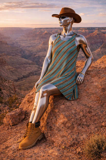 Emerald Canyon Strata Tank Dress