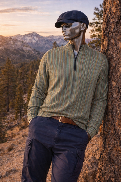 Tivoli Tweed Quarter-Zip Pullover