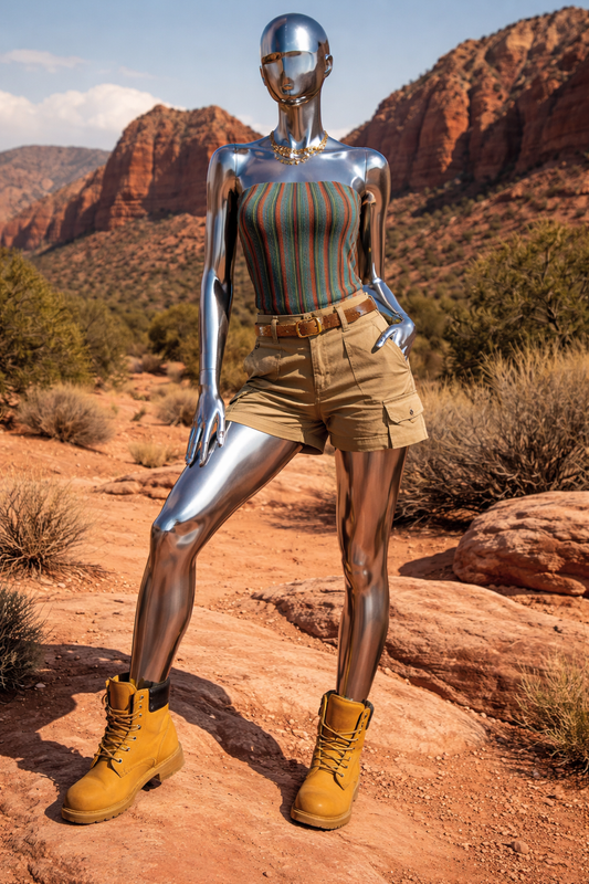 Emerald Canyon Stripe Tube Top