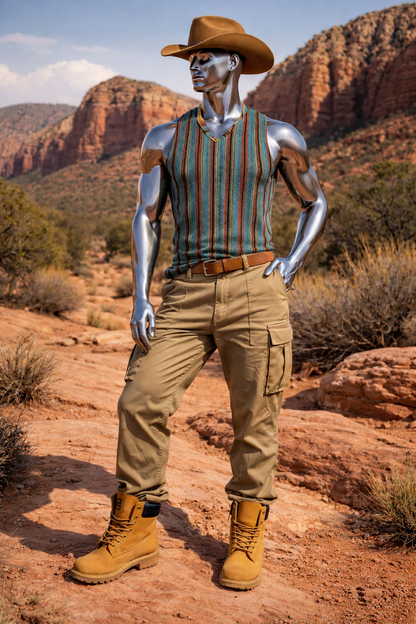 Emerald Canyon Strata V-Neck Tank