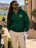 Cachet On the Greens Quarter Zip Hooded Jumper