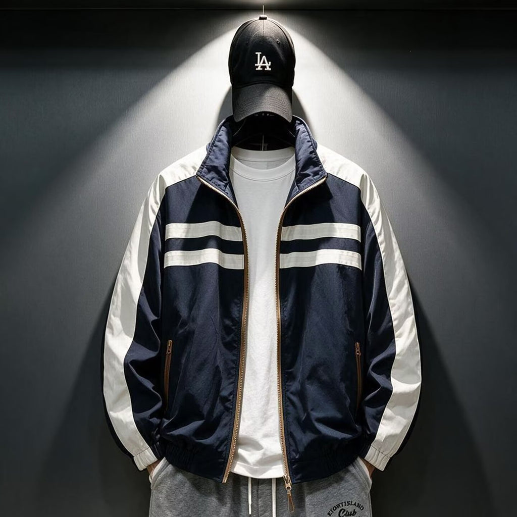 Riviera Striped Performance Track Jacket