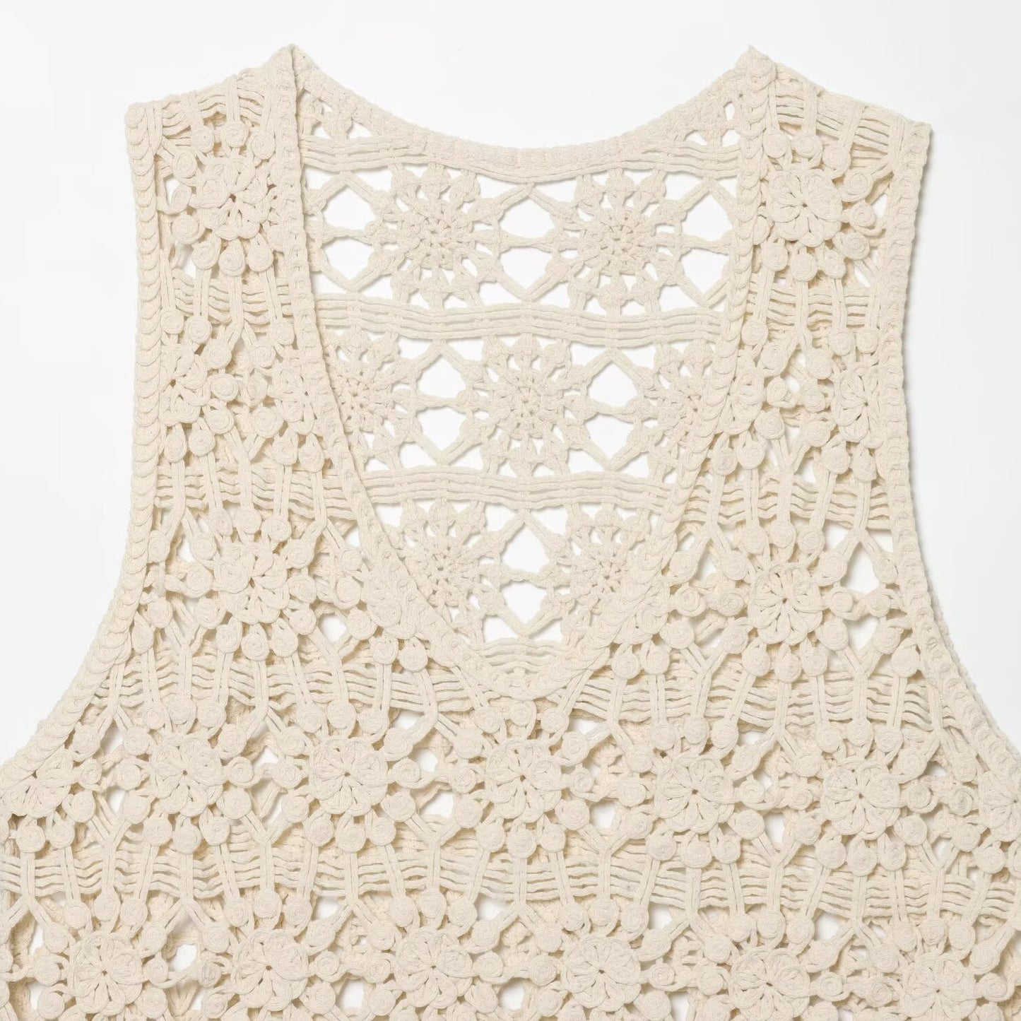 Coastal Crochet Vest | BLK IVY WOMEN