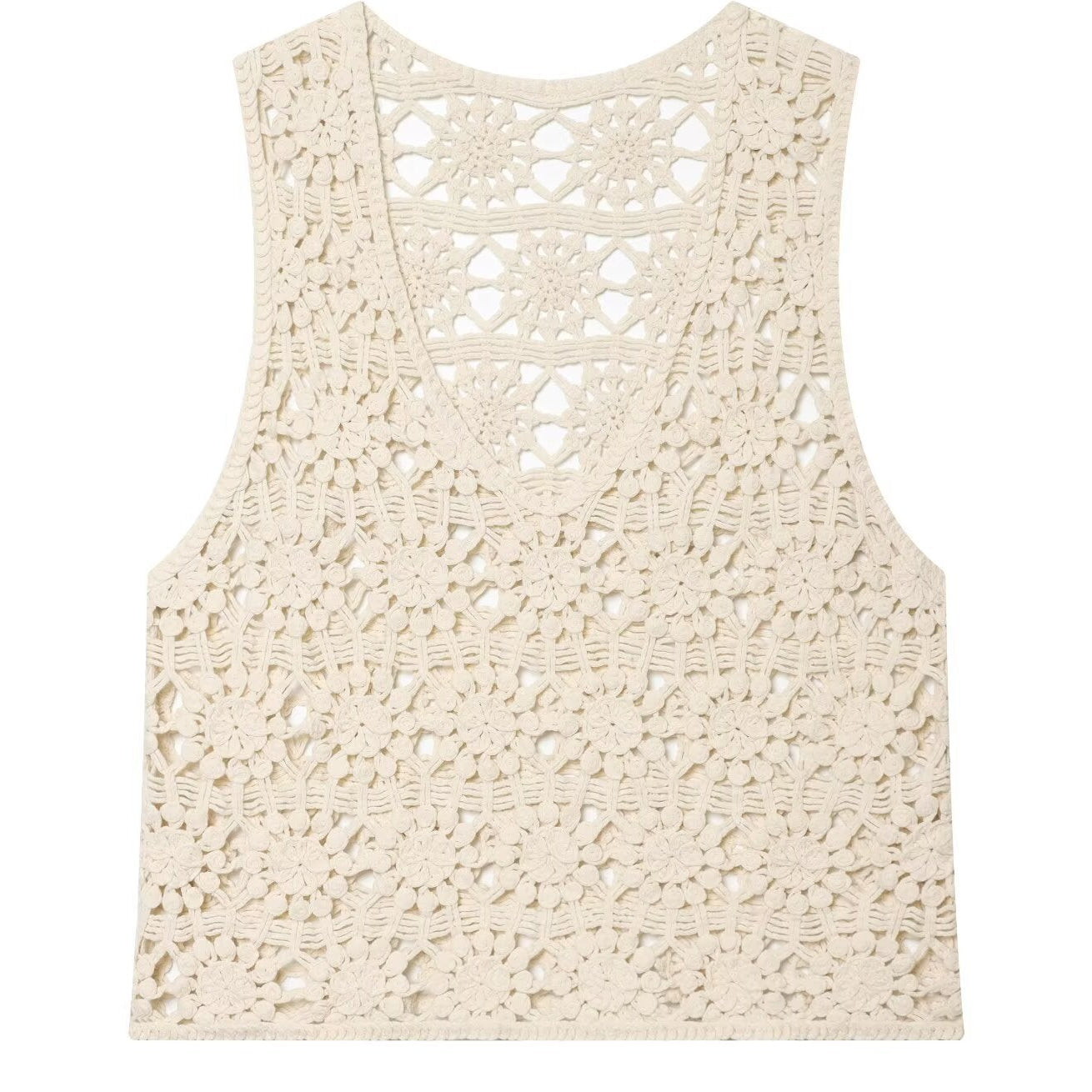 Coastal Crochet Vest | BLK IVY WOMEN