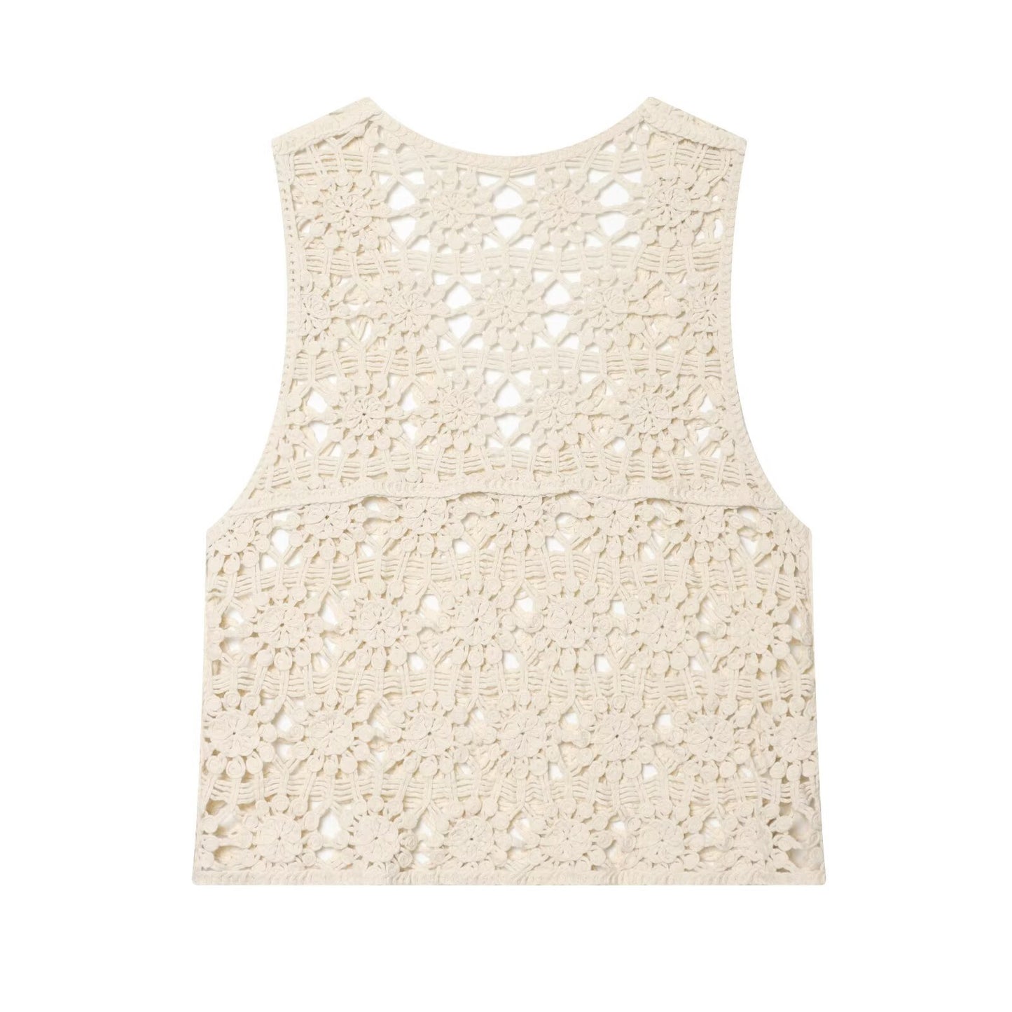 Coastal Crochet Vest | BLK IVY WOMEN