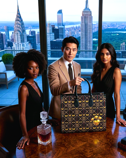 Amor Oso Nappa Leather Shopper Bag