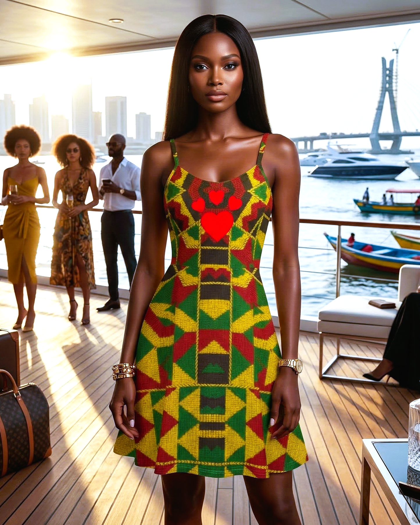 Kente For Love Swing Dress