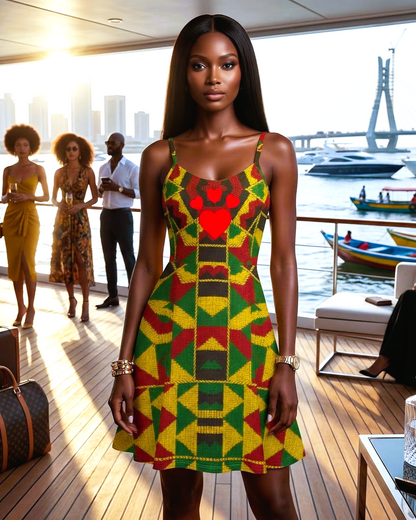 Kente For Love Swing Dress